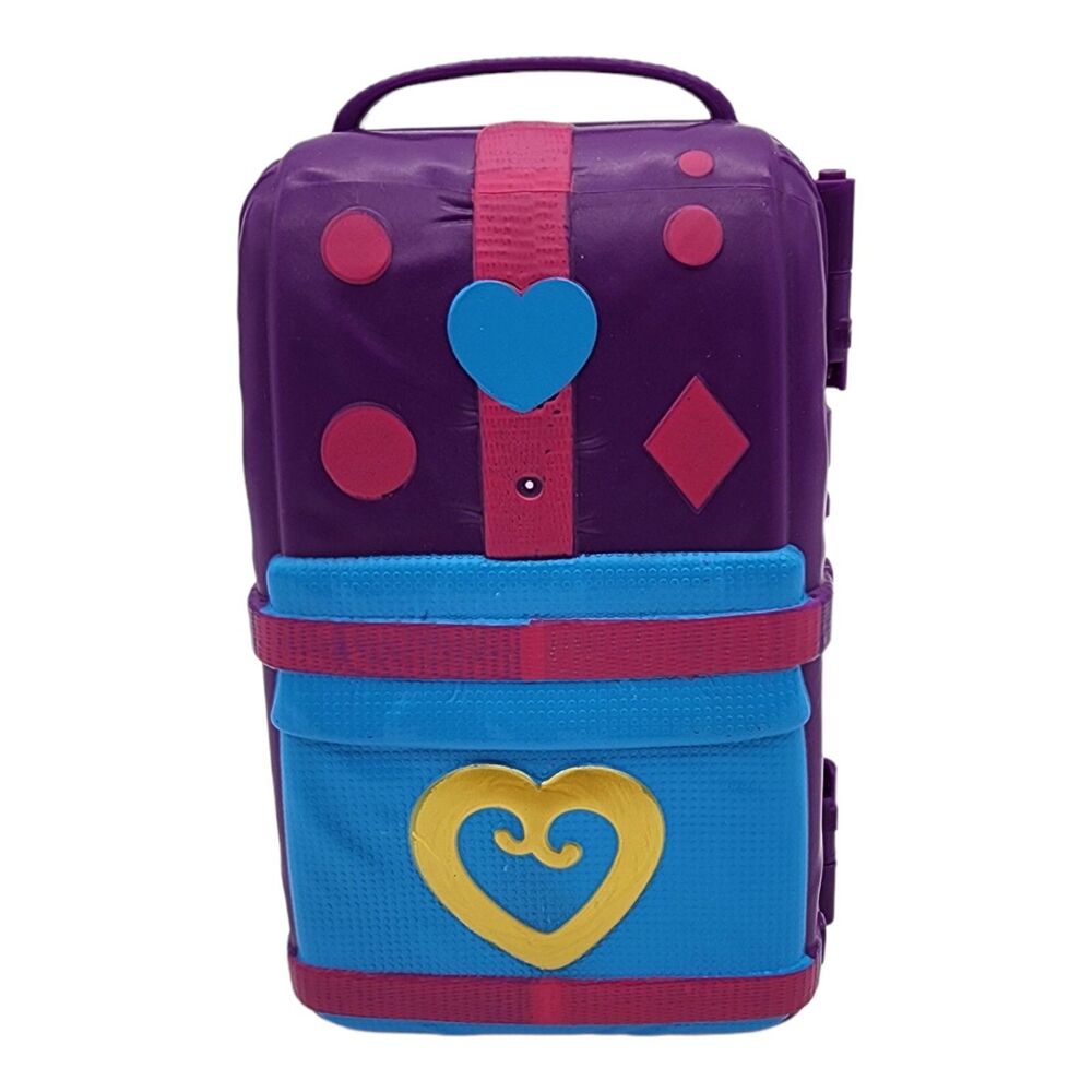 Mattel Polly Pocket Beach Vibes Backpack Playset Tropical Vacation Figure Case